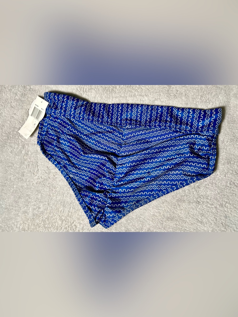 NWT!! Hot Water Blue Geo-Pattern Women Bikini Bottom Size PS - Picture 4 of 9
